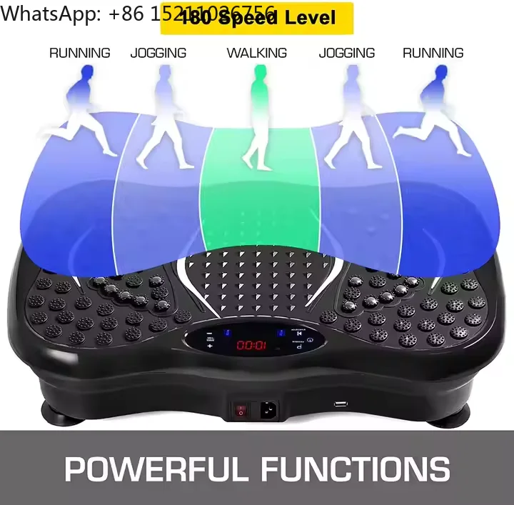 Mini Body Vibration Plate Exercise Machine ABS Material Vertical Direction Electromagnetic Type Workout Vibration Platform