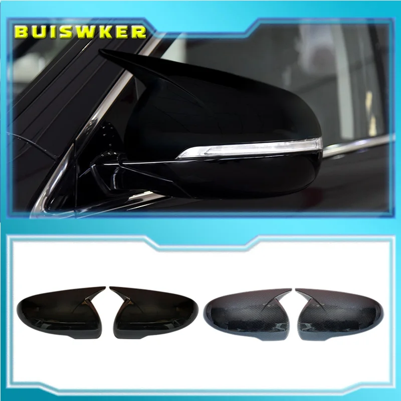 

2PCS Car Rearview Side Mirror Cover Wing Cap For Kia Sorento 2015-2020 Exterior Door Rear View Case Trim Tools Auto Accessories