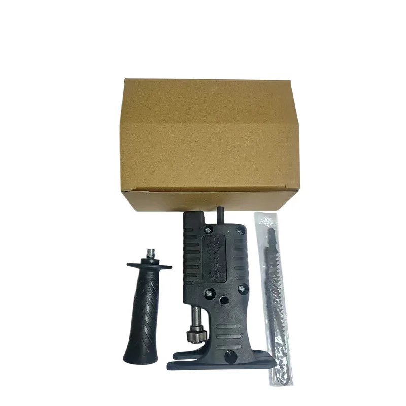 Electric drill to chainsaw conversion head, small electric woodworking cutting saw, handheld saw to horse knife saw