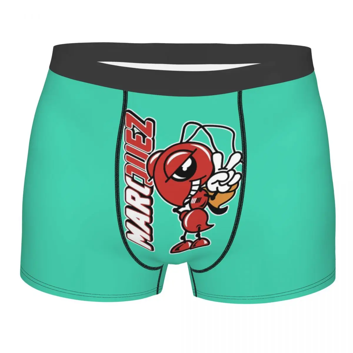 Custom Marquez Boxers Shorts Mens Motorcycle Racing Briefs Underwear Funny Underpants