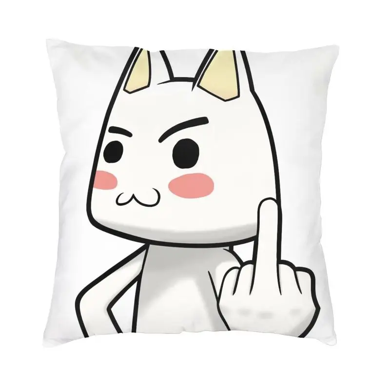 Cartoon Animation Toro Inoue Cat Cushion Cover 45x45cm Velvet Throw Pillow Case Sofa Car Pillowcase Living Room Decoration