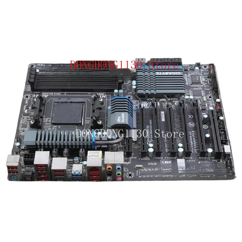 D Original para GA-990FXA-UD5 AMD 990FX placa base Socket AM3 +/AM3 DDR3 ATX