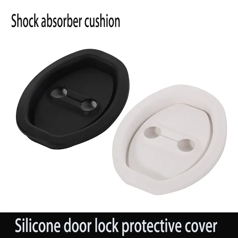 Car door lock protection pad Door shock absorber cushion Universal Door lock buckle rubber sleeve Thickened anti-collision