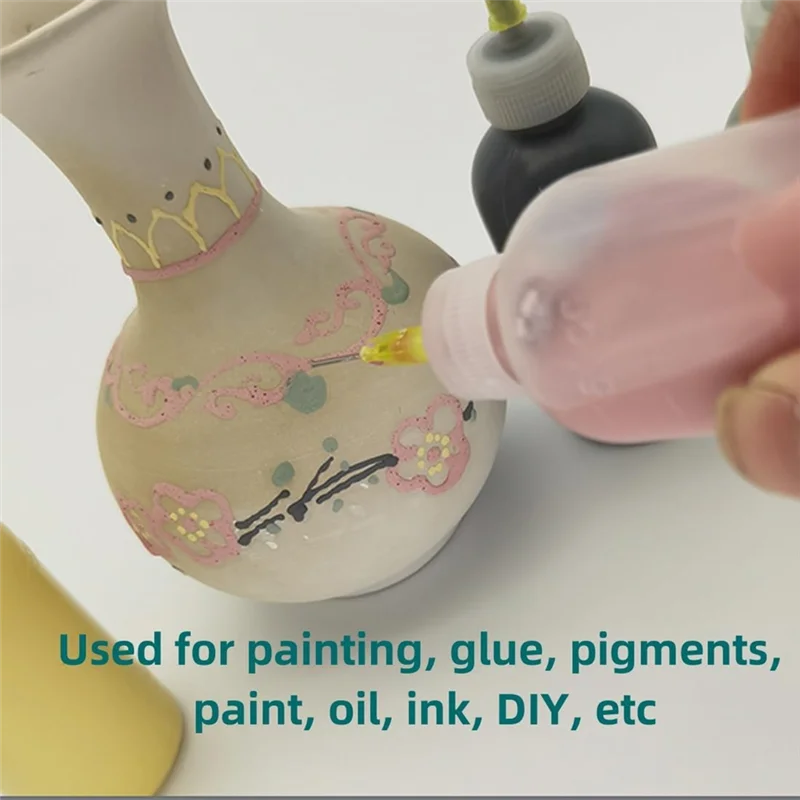 

8 шт. бутылка с аппликатором с прецизионным наконечником, бутылка с игольчатым наконечником, бутылки с аппликатором для клея, для квиллинга краски Craft-B61B