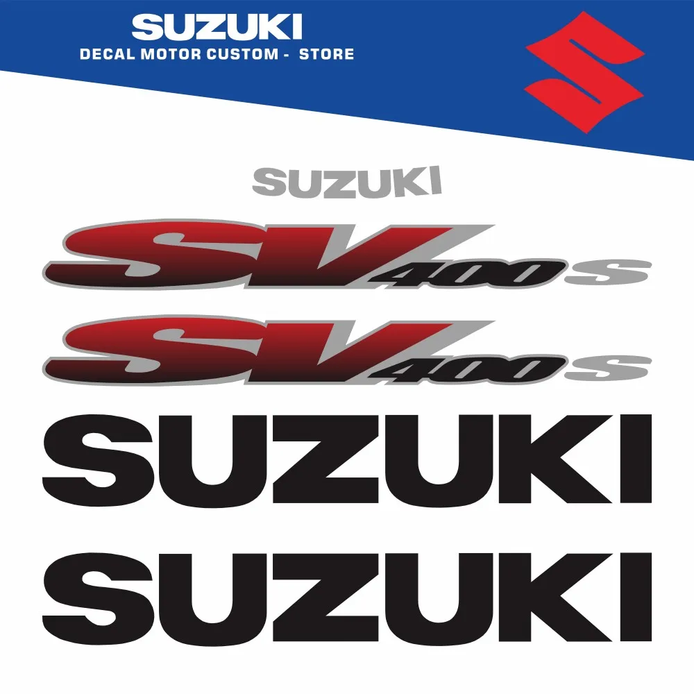 

Body decoration protection sticker motorcycle reflective decal for SUZUKI SV-400-S 1998 - SV400S