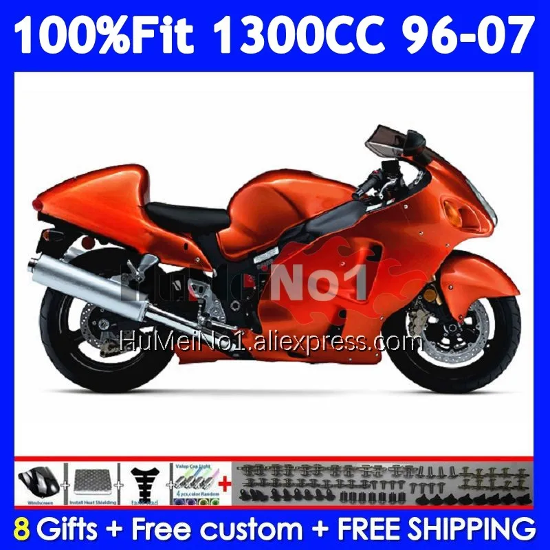 Fairing For SUZUKI Hayabusa GSXR-1300 GSXR 1300 CC 125No.312 GSXR1300 1996 1997 1998 1999 2000 2001 02 03 New Orange 04 05 06 07