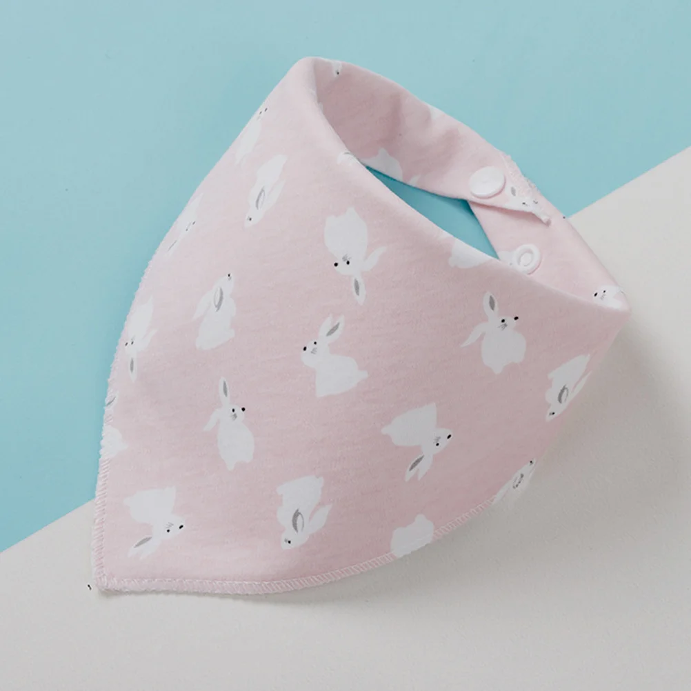 

6Pcs Baby Bibs Cotton Cartoon Pattern Drool Keeper Soft Baby Eating Bibs Saliva Towel Waterproof Infant Dining Bib