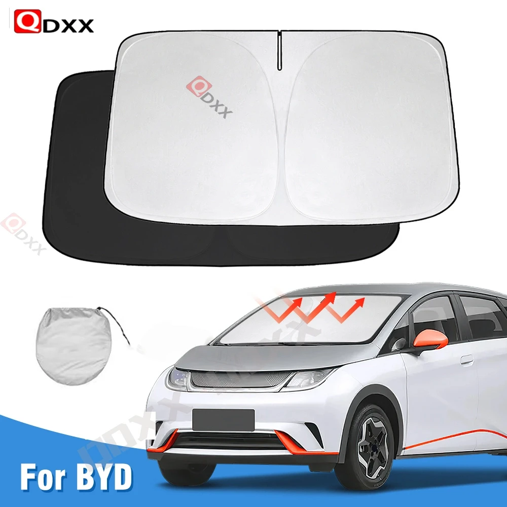 

Солнцезащитный козырек на лобовое стекло для BYD Dolphin 2022 2023 2024, EV, солнцезащитный козырек, защитный козырек от солнца, складные блоки, УФ-лучи, сохраняют ваш автомобильный охладитель