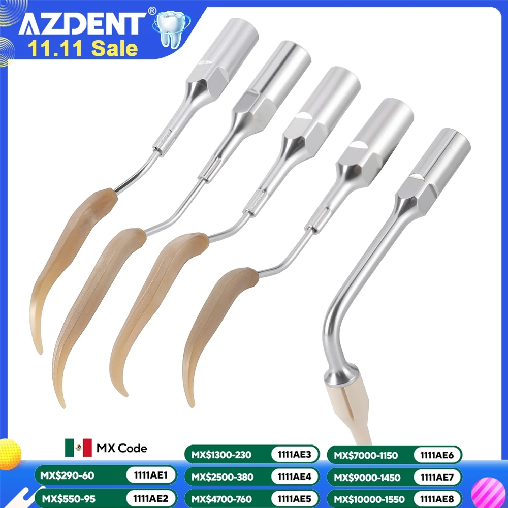 

1pc AZDENT Dental Ultrasonic Scaler Tip Fit for EMS WOODPECKER-UDS Handpiece Cleaning Implant Ceramic Orthodontic Teeth Tip