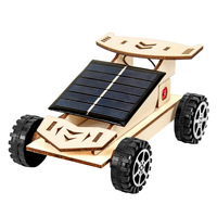DIY Solar Powered Car Kit Educational Science Experiment Toy for Students Creative Handmade Assembly STEM Learning Material Set
