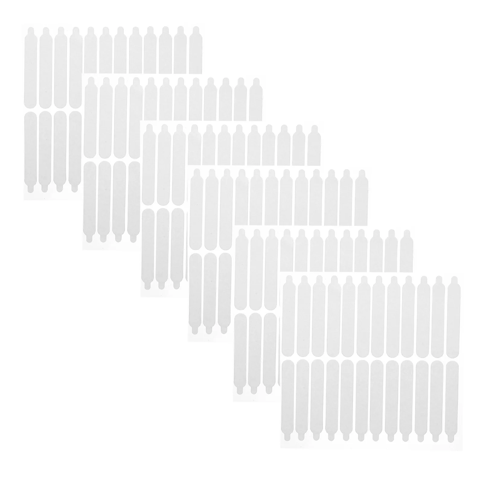 480Pcs Nail Adhesive Pads Double Sided Manicure Tape Strips Self Adhesive Breathable Tabs for Press on Nail Art Design