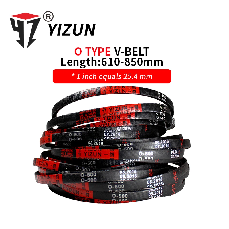 YIZUN O/Z/M Type O610~850mm Hard Wire Rubber Drive Inner Length Girth Industrial Transmission Agricultural Machinery V Belt