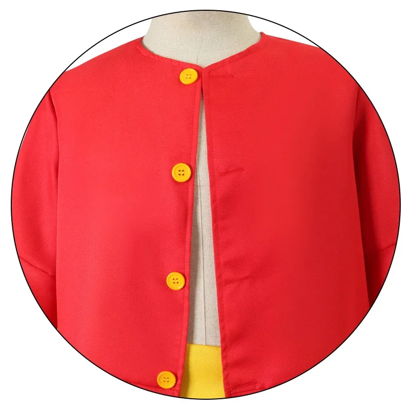 2025 New Anime One Piece Cosplay Costume Country Monkey D. Luffy boys/Men Kimono Halloween Party Coat Pants Hat Cartoon Un ly98