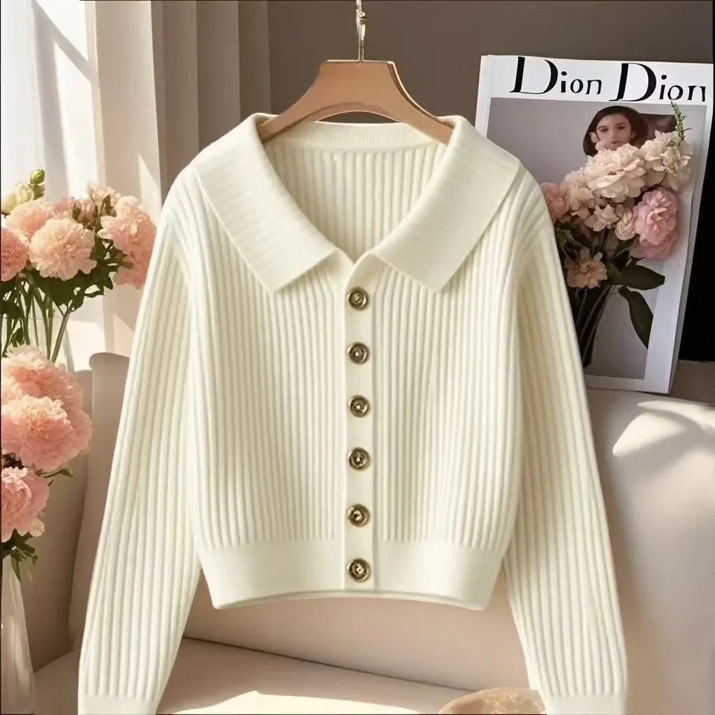 

Осенний вязаный свитер для женщин на осень и зиму, новый стиль, утягивающие наряды для модных топов