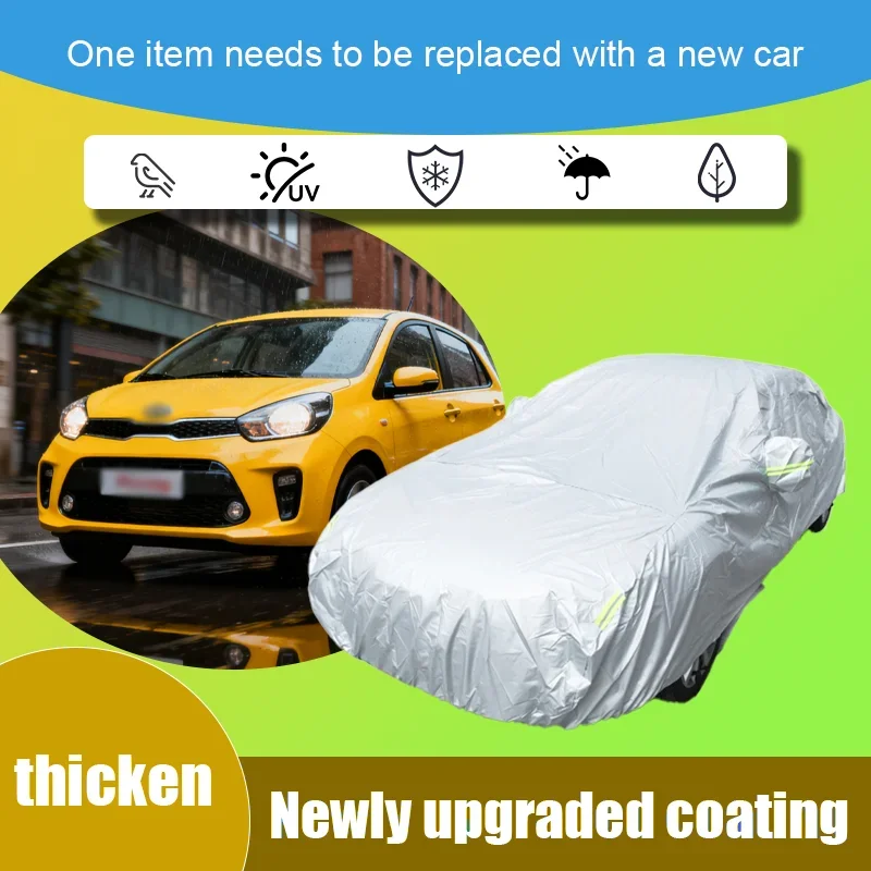 

for Kia Picanto Morning Eko Taxi Naza Suria Dustproof Car Cover, Sunscreen, Rainproof, Snow resistant, Scratch resistan
