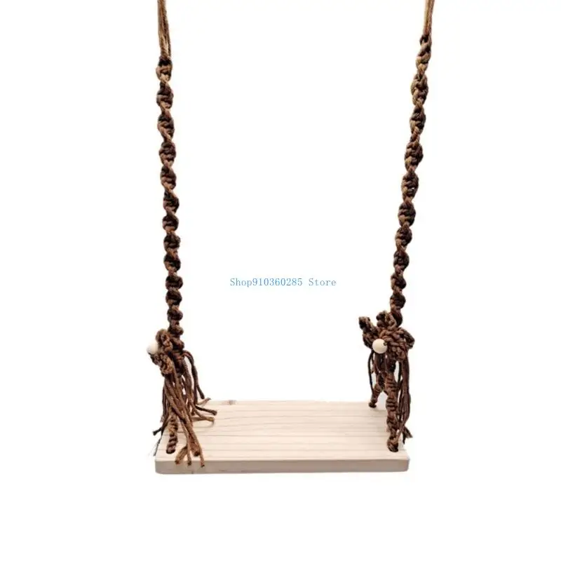 K9ff Photo Props Wooden Swing Baby Photos #3