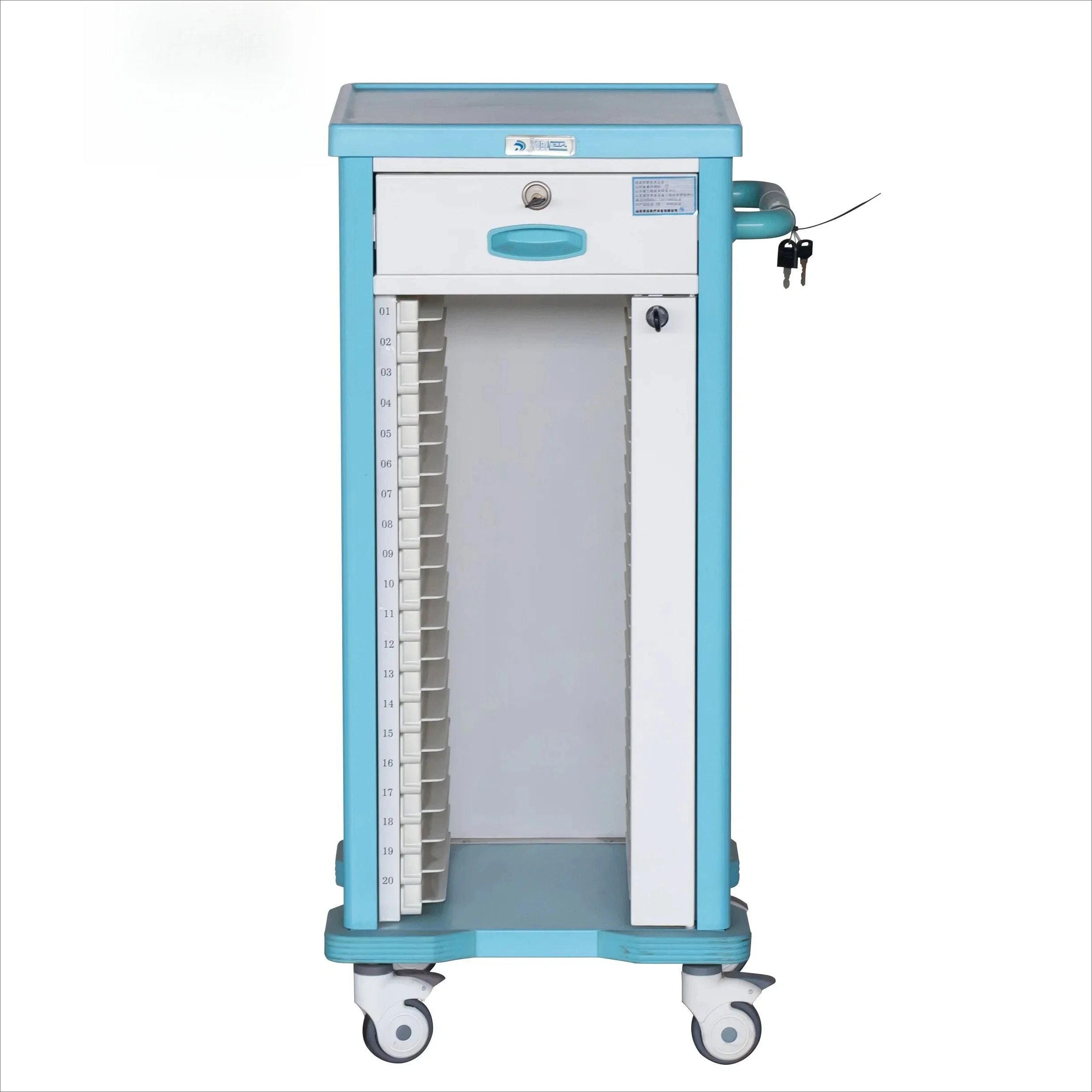 ABS Emergency - Trolley Ginee - Clinic-Cart For Clinical Emergency Medicine Storage