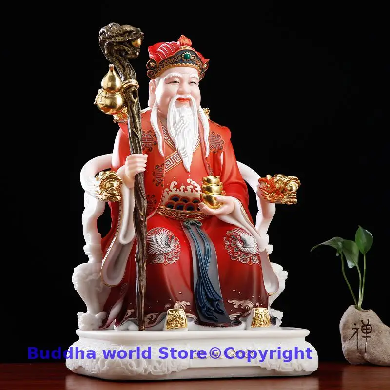 2025 HOME Company Worship High grade jade TU DI GONG God of wealth buddha Altar efficacious God bring wealth MONEY good luck