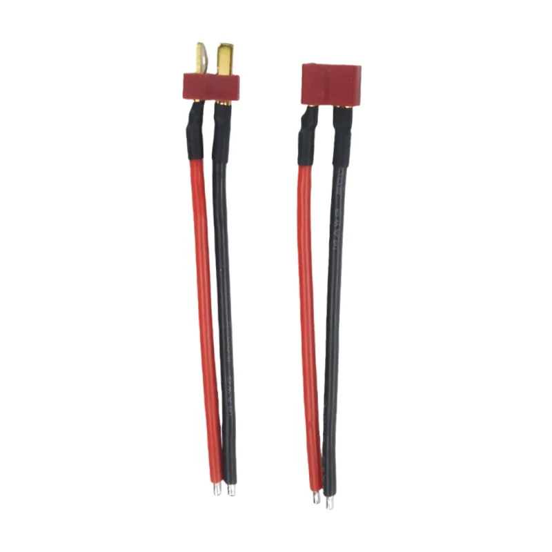 T-Stecker Männlich/Weiblich mit 100mm 14AWG Silikonkabel für RC-Akku, ESC, FPV-Drohne