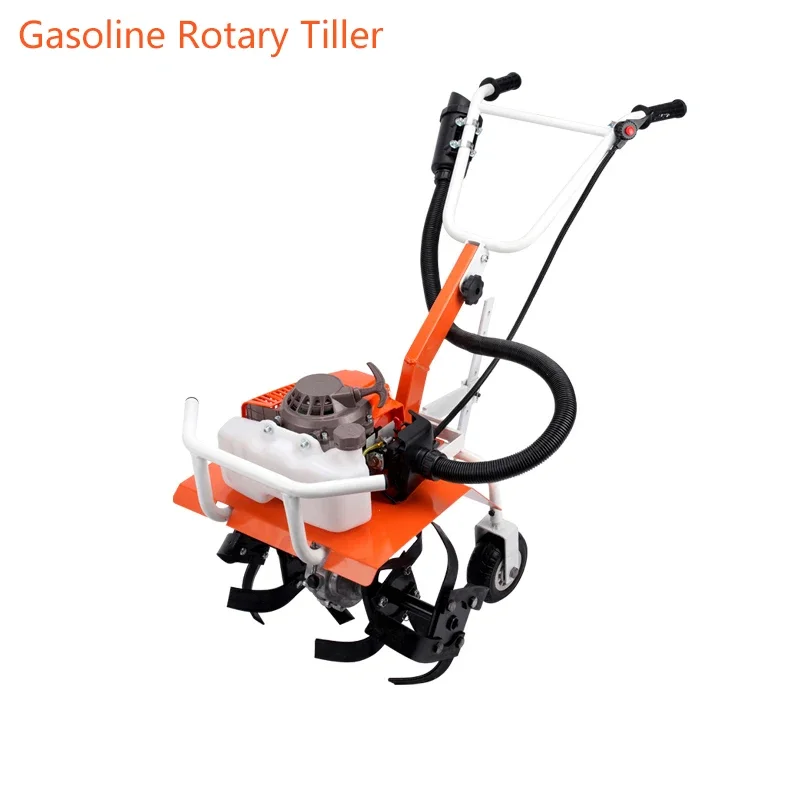 

Two stroke Agricultural Garden Tools Gasoline Minitype Rotary Tiller Outdoor Multi-function Lawn Mower Micro Tillage Machines