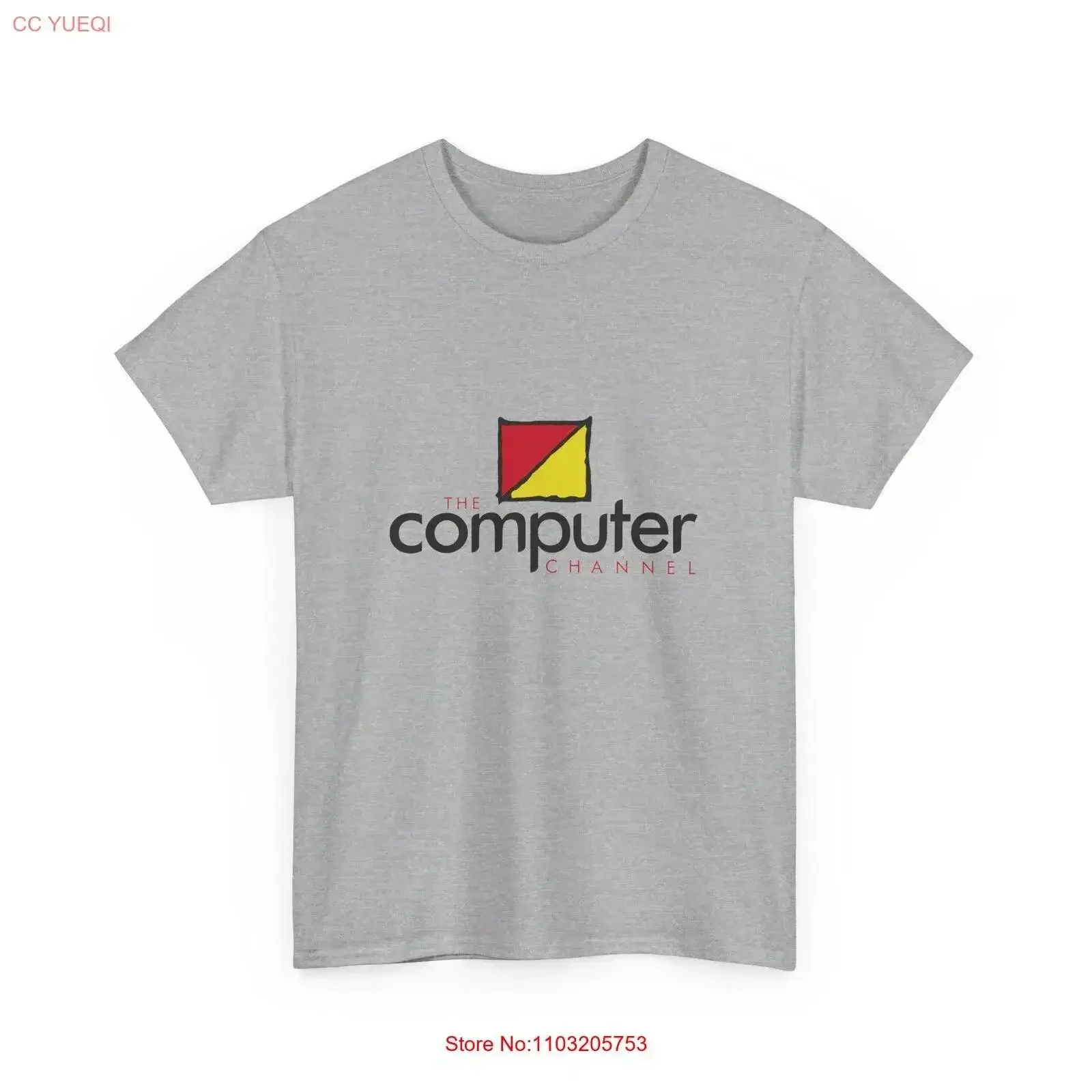 

The Computer Channel Retro TV British BSB Nostalgia Television T Shirt Cotton vintage Washed homme Top For Everyday Wear
