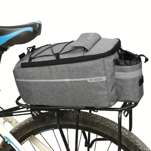 Imagen 2 del producto Bolsa trasera de camuflaje para bicicleta de montaña B-SOUL, bolsa para estante, equipo de ciclismo, bolsa para asiento trasero de gran capacidad
