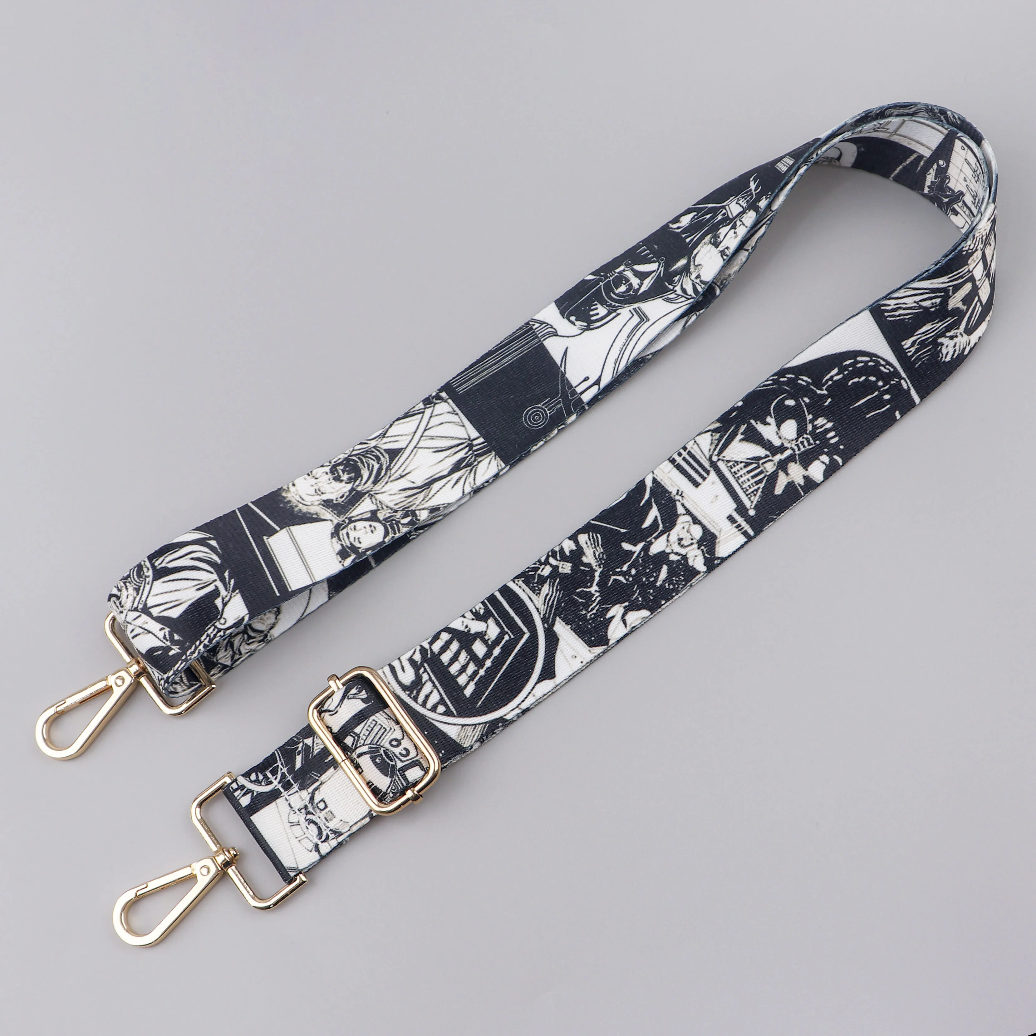 Science Fiction Film Pattern Handbag Straps for Crossbody Adjustable Bag Accessories Handbag Belt Wide Nylon Shoulder Straps