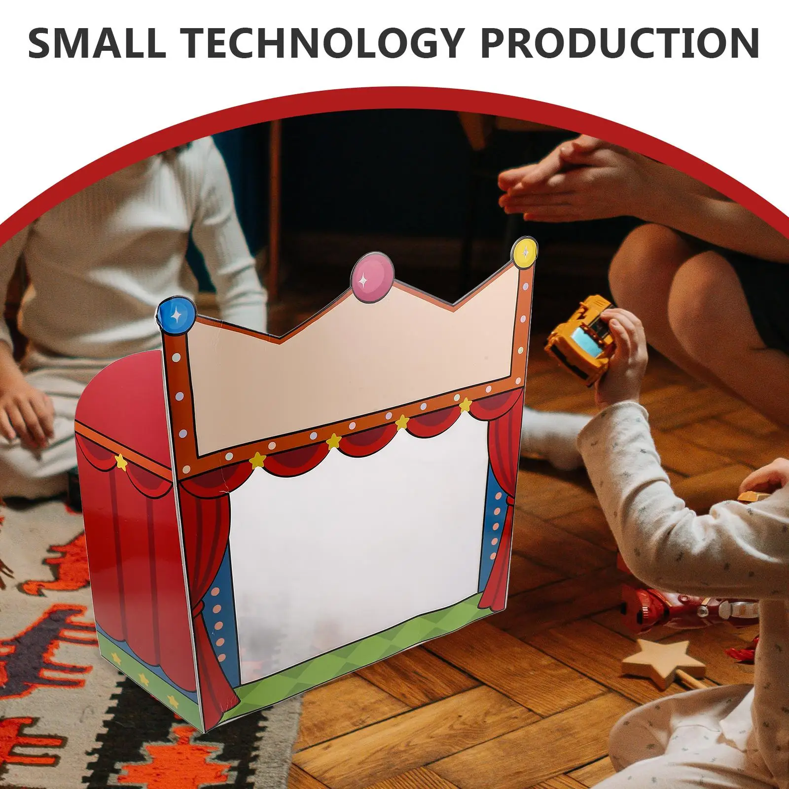 Shadow Stage ช่วยสอน Carnival Circus ฉากหลัง Shadow Puppet ทําชุด Diy โครงการวิทยาศาสตร์เครื่องมือเด็ก Craft ชุด