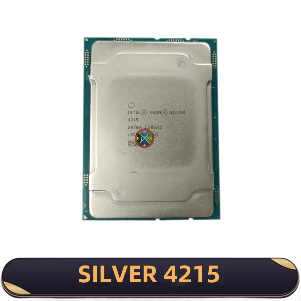 Intel Xeon Silver 4215 CPU 2.50 جيجا هرتز 8-Cores 16-Threads 85W LGA3647 للوحة الأم للخادم C621 Silver4215
