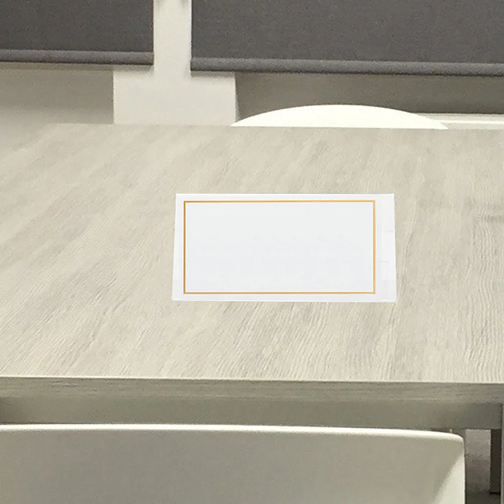 

10pcs Acrylic Table Number Holders Clear Desk Name Plate For Wedding Party Menu Sign Stand Drop Resistant Place Cards