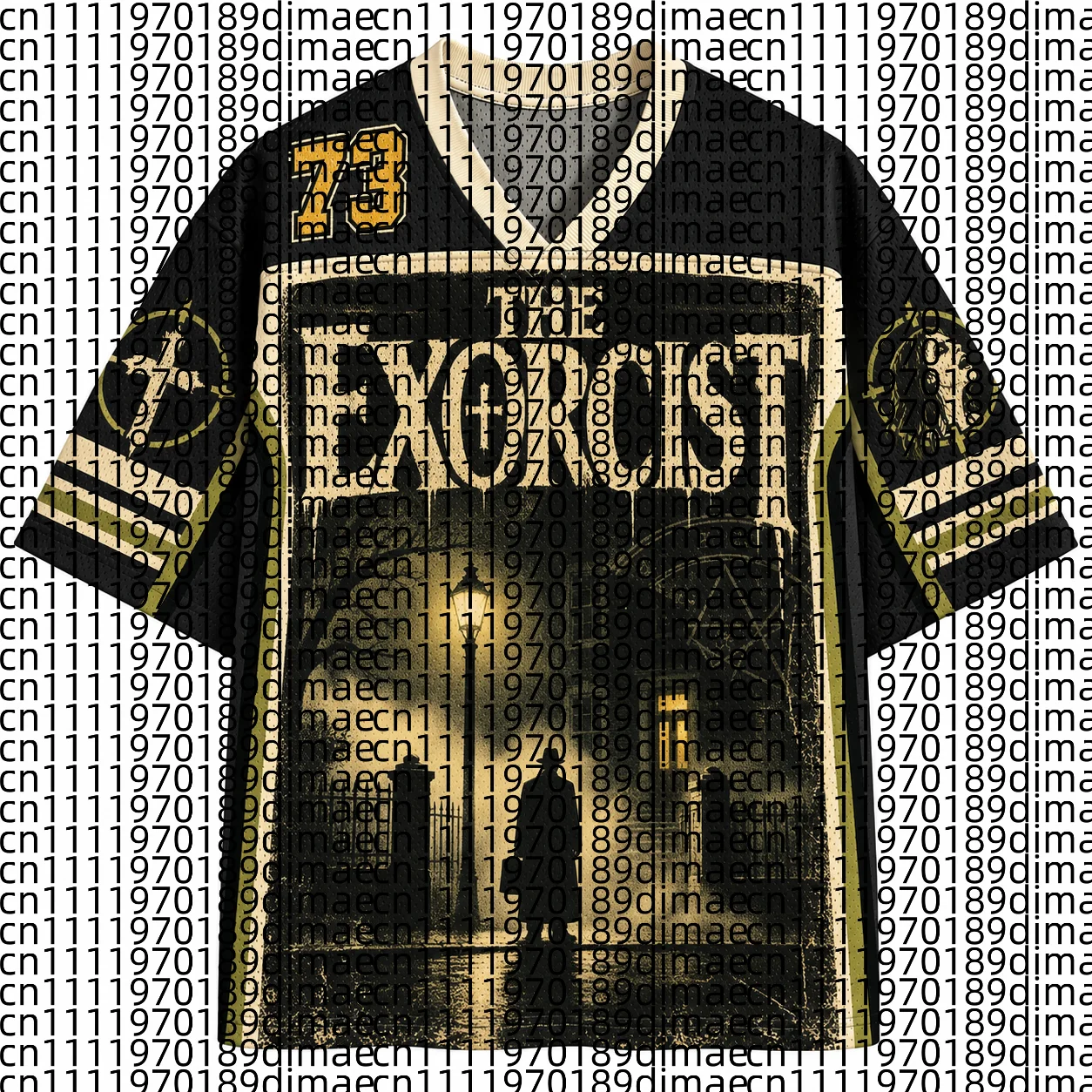 Retro Street Fashion Woven Casual Jersey Shirt Men Women Universal Quick Drying Breathable T-shirt Cowardly Children's T-shirt