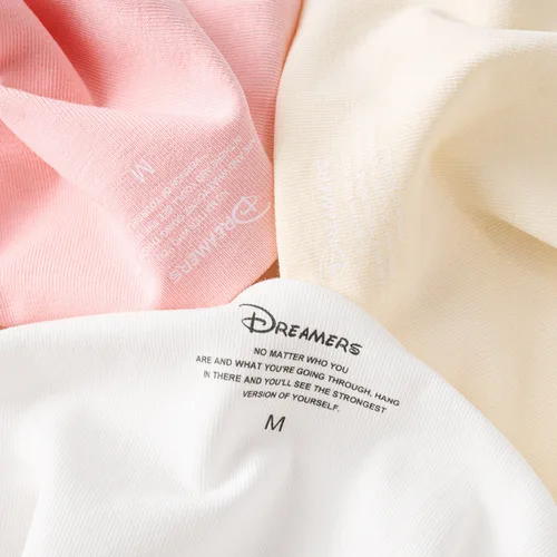 Imagen 2 del producto 2025 Camiseta de manga corta para mujer, camisas holgadas de algodón con cuello redondo para mujer, ropa de calle coreana Harajuku, camisetas informales para primavera y verano