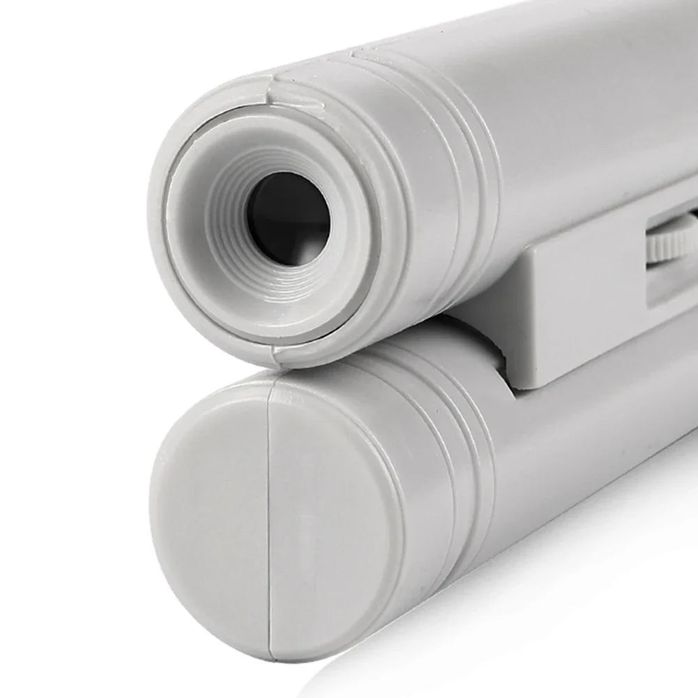 มือถือ Mini แว่นขยาย 100X กล้องจุลทรรศน์พ็อกเก็ตแบบพกพา LED โคมไฟเครื่องประดับ Loupe แว่นขยายหนังกรณี