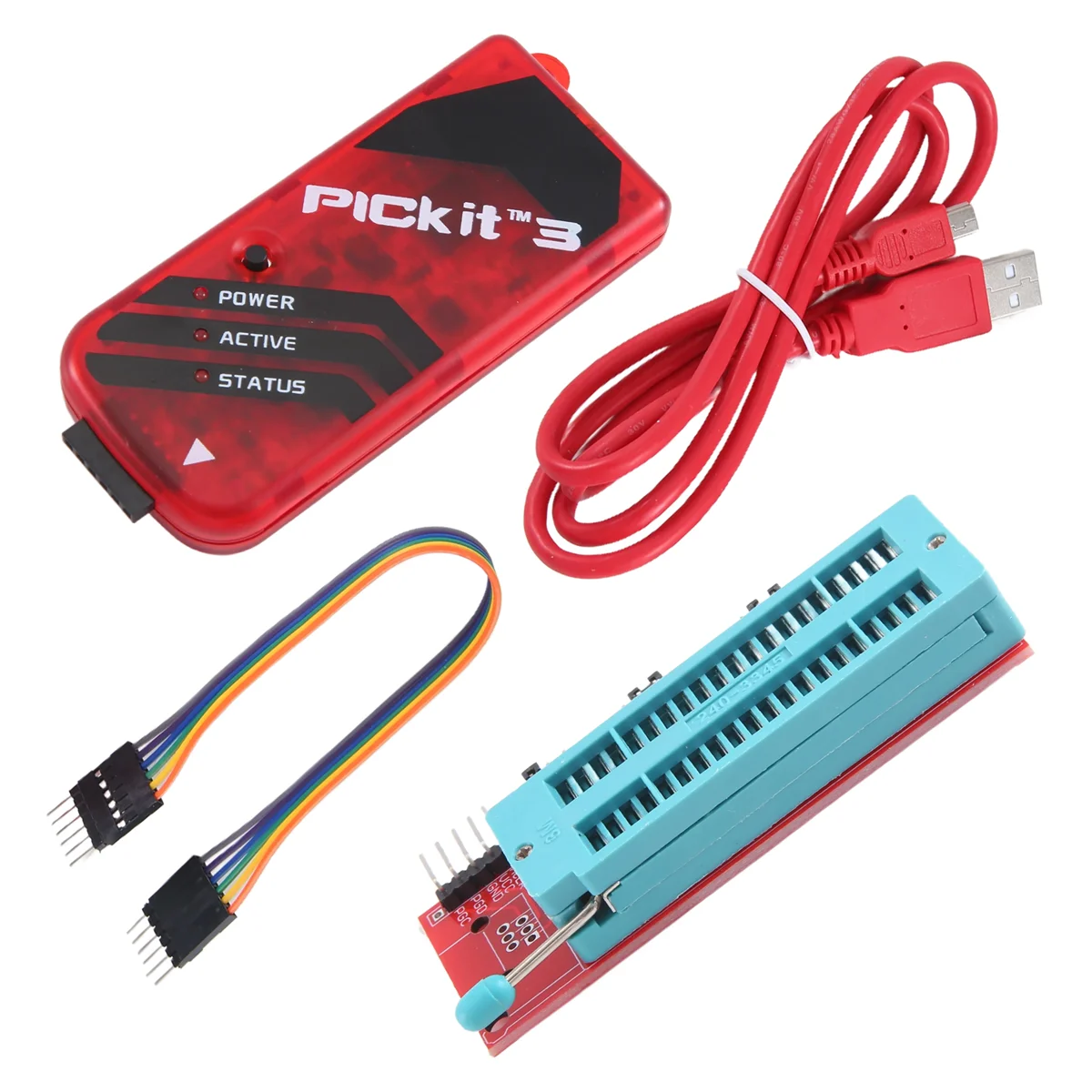 PICKIT3 Programmer Universal PIC ICD2 PICKit 2 PICKIT 3 Programming Adapter Seat