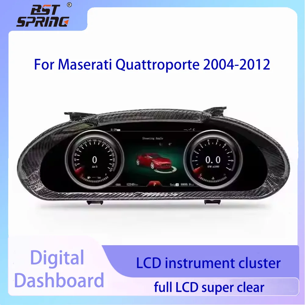 

Автомобильный ЖК-прибор для Maserati Quattroporte 2004-2012, цифровая приборная панель, приборная панель, спидометр