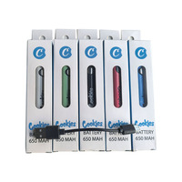 1pcs Cookies Electric Soldering Iron LED Digital Battery 650mAh Smart Preheat Battery Pen 510 Thread Repair Tool