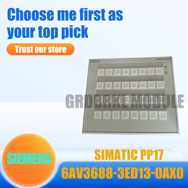

New Original SIEMENS 6AV3688-3ED13-0AX0 PP17 II 32 Key Push Button Panel PROFIBUS DP