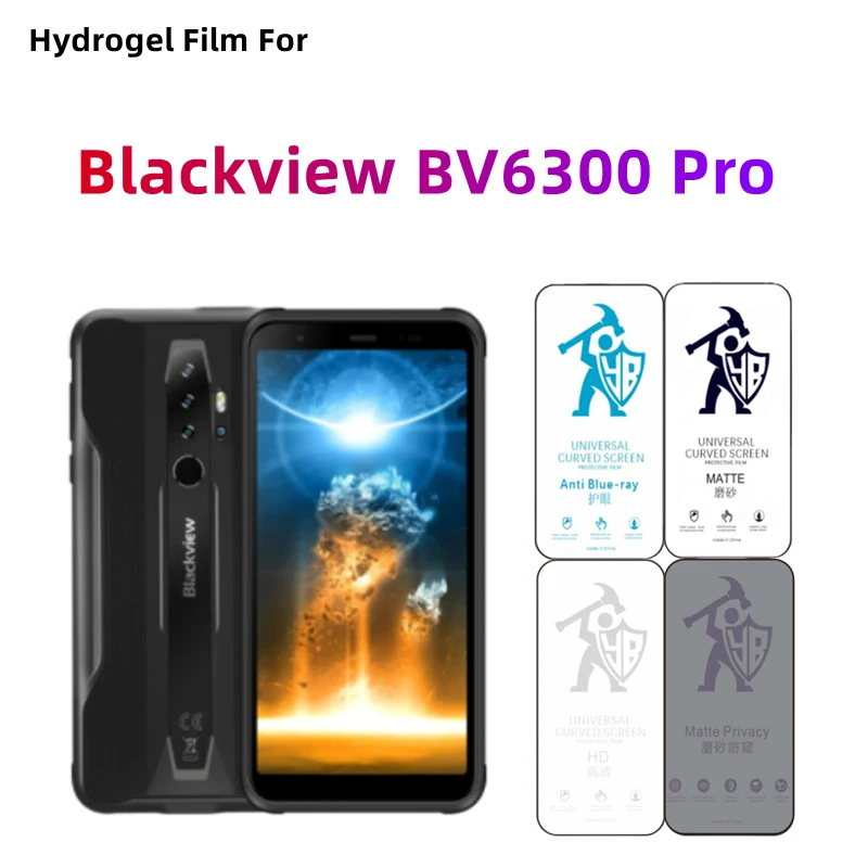 Película de hidrogel mate para Blackview BV6300 Pro, Protector de pantalla HD para Blackview BV6300 Pro, cuidado de los ojos, Protección de Privacidad, 2 piezas