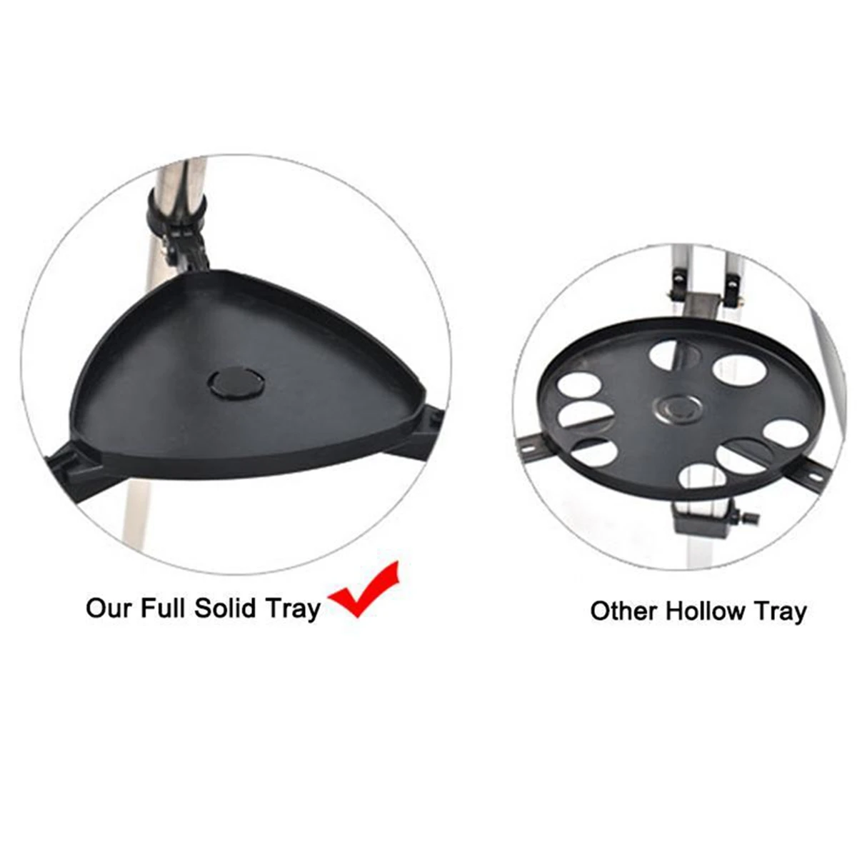Tripod Accessory Tray for AstroMaster Series Dedicated Astronomical Telescope Triple-cornered Tray image 6