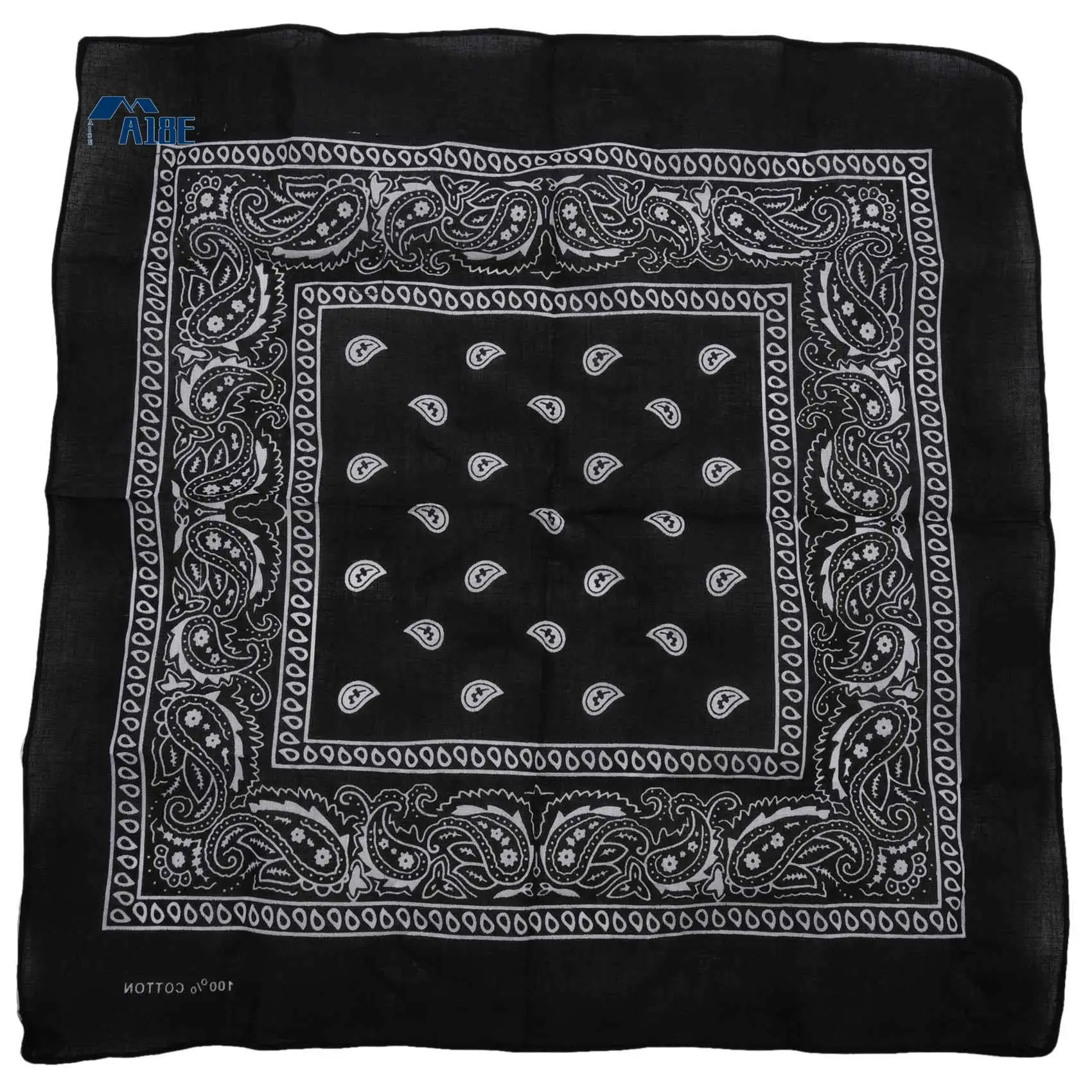 

A18E-Set Of 3 Bandanas Paisley Man And Woman 57 X 57 Cm