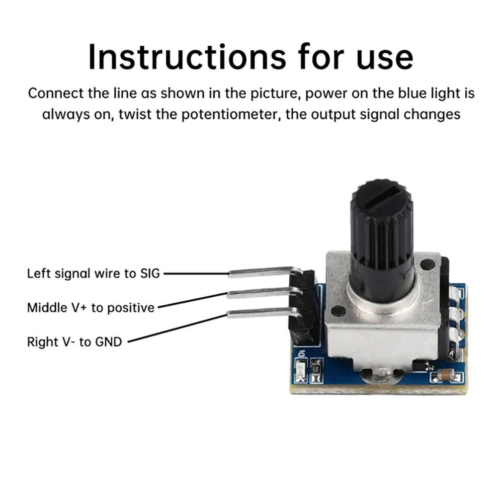 1PCS 5-24V Mini Servo Tester ESC Testing Tools DIY Brushless Fan Motor Governor PWM Signal Output for RC Aircraft Model Parts