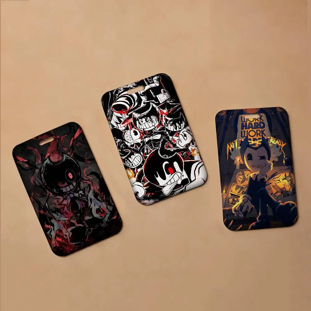 

Держатели для банковских кредитных карт B-Bendy And The Ink Machines с длинным ремешком, чехол для удостоверения сотрудника, аксессуары для медсестер