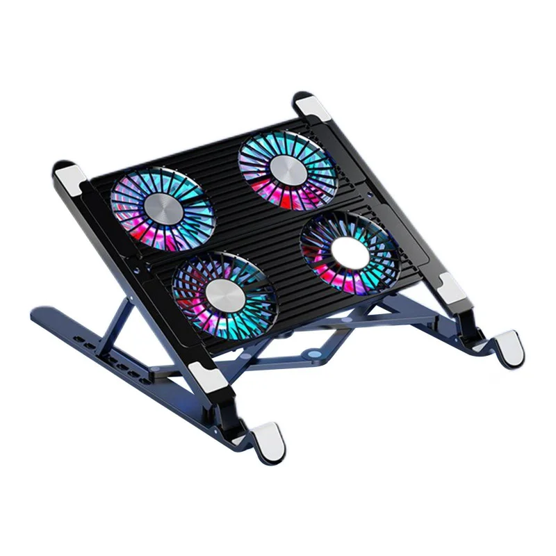 Z Laptop Stand with 4 Cooling Fan Pad, Computer Strong Wind