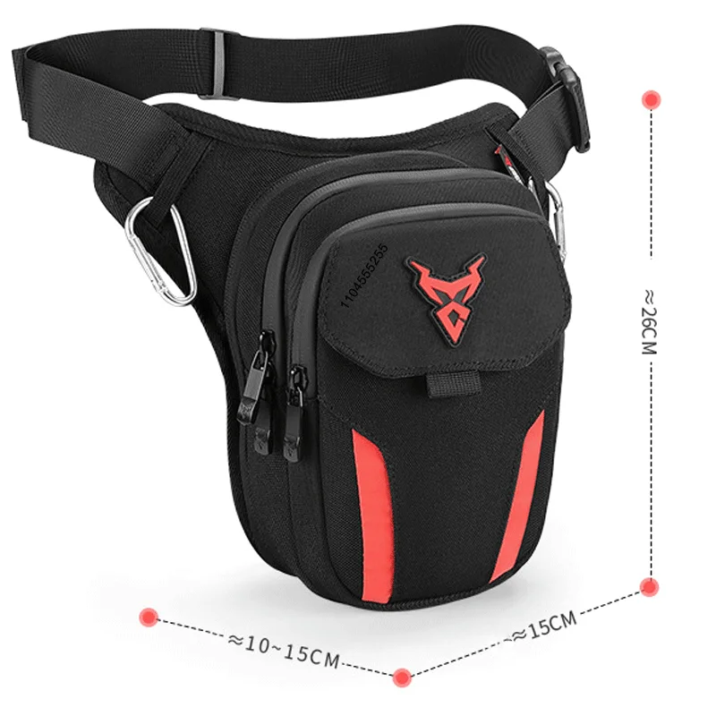 Motorcycle Fanny Pack Chest Waist Bag Waterproof Drop Leg Bag Adjustable Belt Universal Tools Storage Multi-functional Thigh Bag