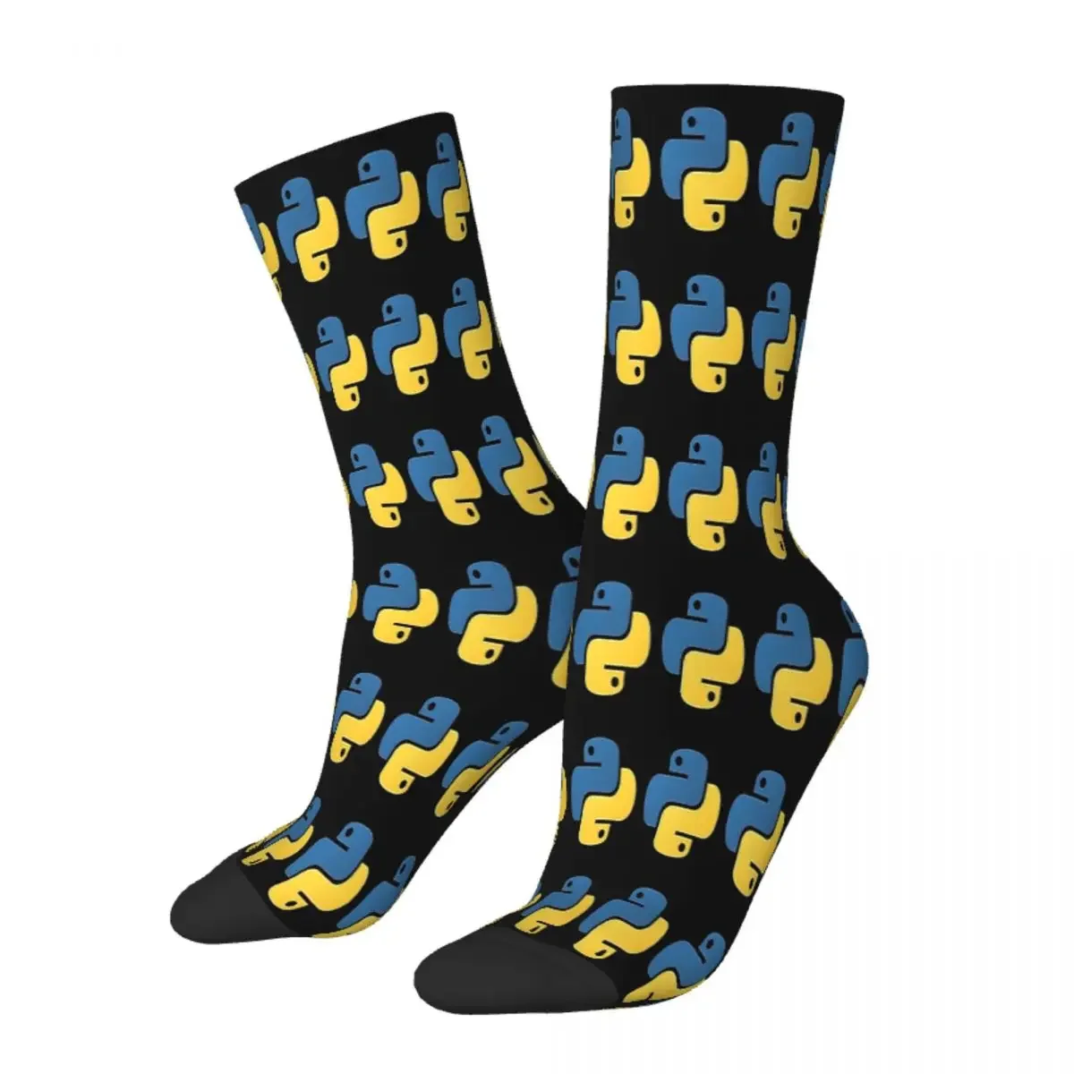 Python Programming Socks Male Mens Women Winter Stockings Hip Hop