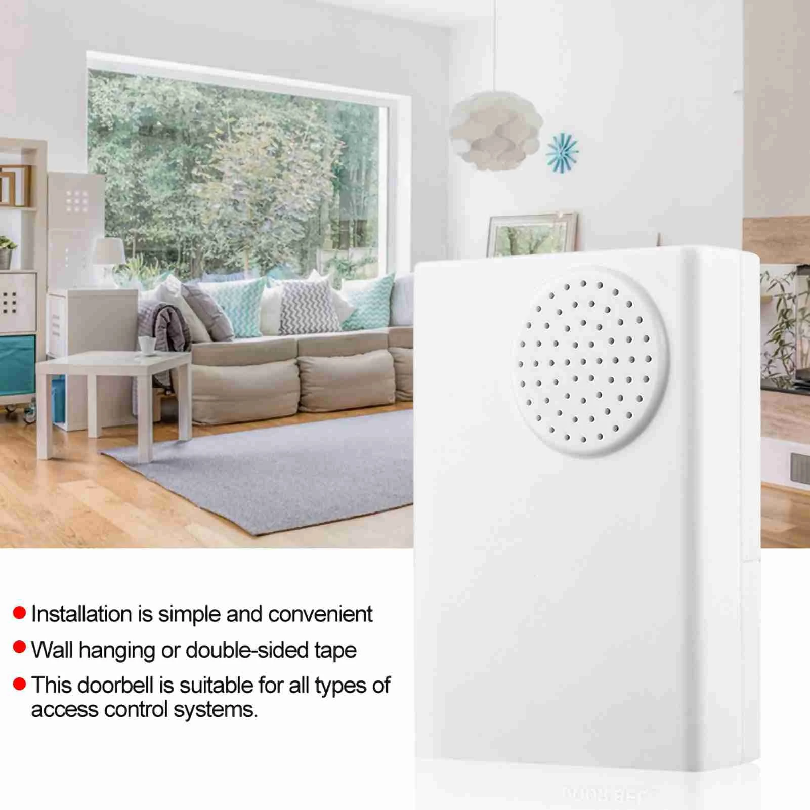 Timbre de Control de acceso con cable, sistema de Control de seguridad para el hogar y la Oficina, 12V