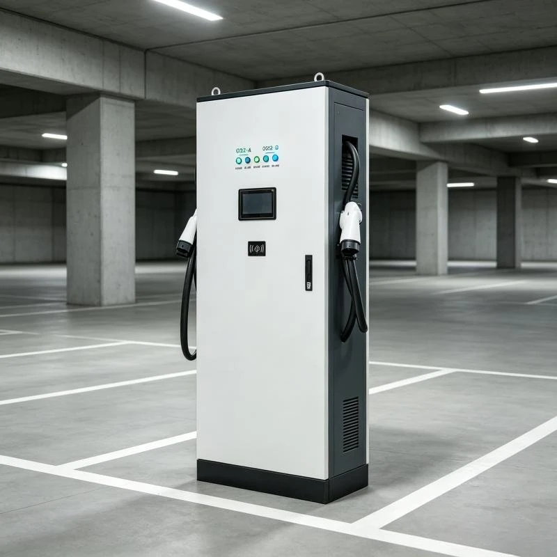 120kW 160kW 240kW DC EV Charger Pile CCS2 GBT Dual Gun LCD Display Floor Standing for Shopping Mall