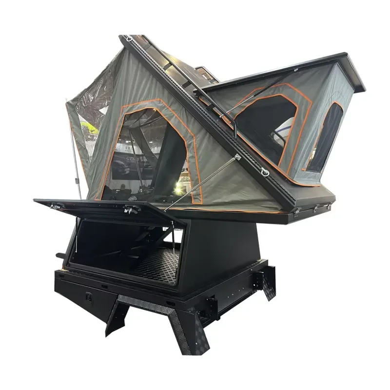 Truck Camper Ute Canopy Storage Box Lightweight Top Manufacture Aluminum OEM Overland Camping Aluminum 1800*1650 Silver ISO
