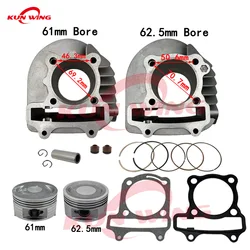 61mm 62.5mm 63mm Bore Cylinder Kit Piston Ring for ATV175 ATV200 ATV 175cc 200cc WY200 GY6 230 Motorcycle Parts