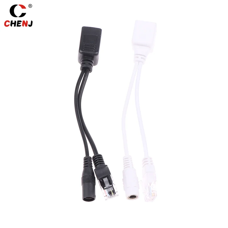 POE Cable Passive Power Over Ethernet Adapter Cable POE Splitter RJ45 Injector Power Supply Module 12-48V Cable For Camera